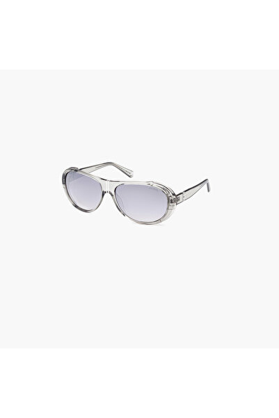 Guess 62MM Mirror Grey Oval Sunglasses GU0008120C62