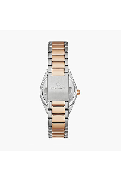 Omax Women's 36MM Gold Analog Metal Strap Watch | 00JAS016N004