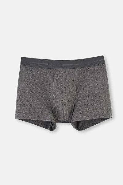 Dagi 3-Pack, Short Leg, Elastic Waist, Compact, Men's Boxer, Cotton & Stretch Fabric , Anthracite & Black