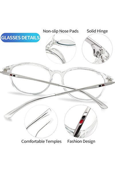 Joopin Blue Light Blocking Round Glasses for Men & Women