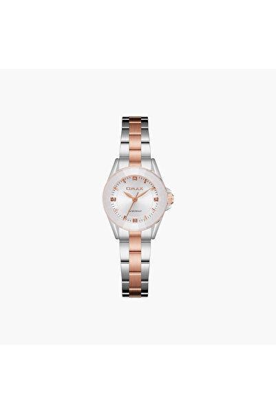 Omax Two-Tone Metal Women's Watch