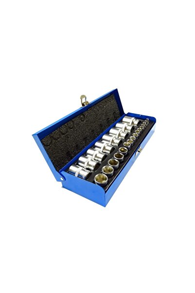 SATRA Set tubulare 1/2, 1/4, 24 piese, marimi in toli, inch,