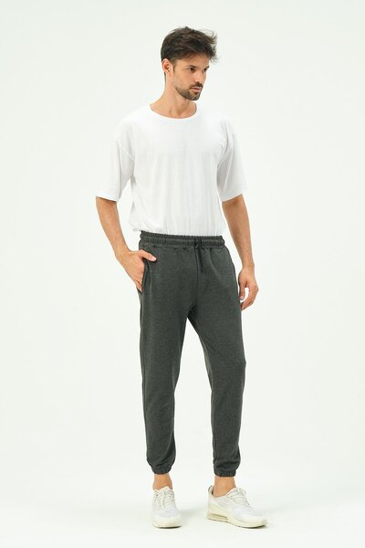C&City Herren-Jogginghose mit elastischem Bund und Seitentasche