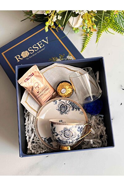 ROSSEV Hediyelik Marenza Kişiye Özel Hediye Kutulu Fincan Takımı