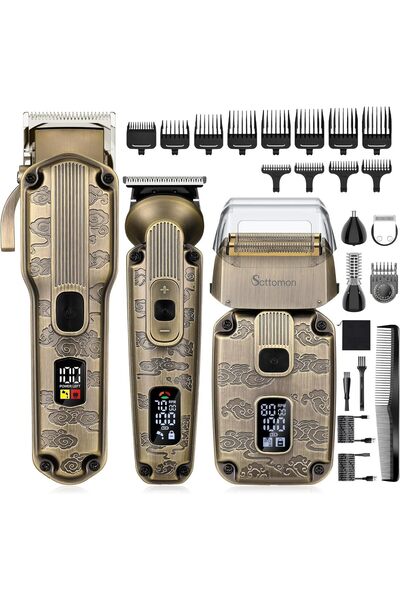 Scttomon 26-Piece Beard Trimmer & Hair Clipper Kit (RFC-6081)