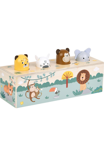 Small Foot Safari Push-Button Animal Sound Toy