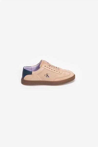 Calvin Klein Low Pro Cups Lace Up Sue Mix Mg Γυναικεία Αθλητικά Παπούτσια Κόκ...