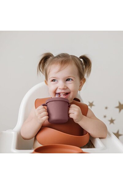 KASTWAVE كوب تدريب 2 في 1 مقاوم للانسكاب من السيليكون للشرب والوجبات الخفيفة ...