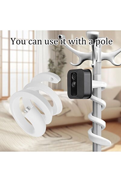 Generic Mikouz Baby Monitor Stand - No-drill Flexible Mount for Crib & Furniture, Universal 1/4" Thread