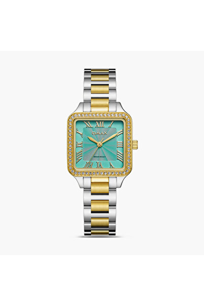 Omax Women's 28MM Gold Analog Metal Strap Watch | SQ-BS002GT1R