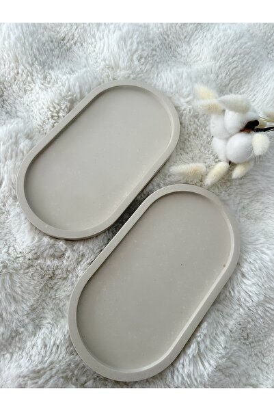 Dekor 2-Pack Decorative Concrete Presentation Tray