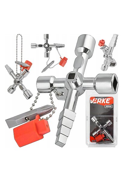 VERKE Cheie universala multifunctinala pentru electricieni si tehnicieni, dul...