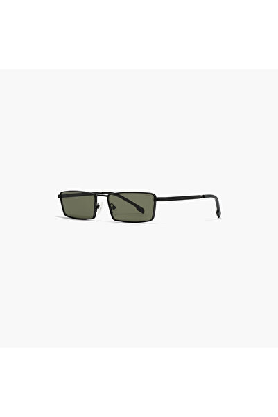 BlackOut Ulterior 56 MM Green Rectangle Sunglasses | sm40106-bla-000347-0106-56