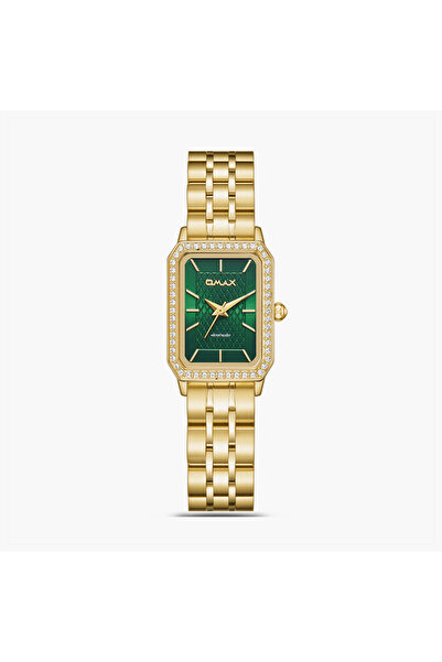 Omax Women's 30MM Gold Analog Metal Strap Watch | SQ-BS004GH1I