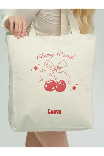 Loova Cherry Bomb Tote Bag