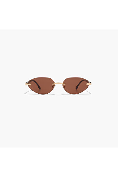 BlackOut Clarence 56MM Brown Geometric Sunglasses - BLA-000334-2904