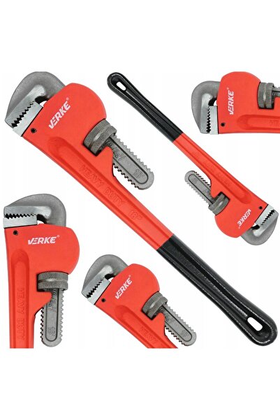 VERKE Cheie reglabila pentru tevi 24", 600mm, Stillson,