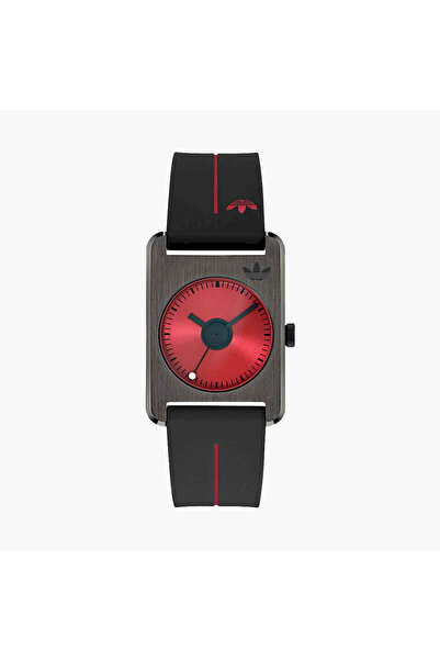 adidas Black Analog Silicone Strap Watch | AOST24545