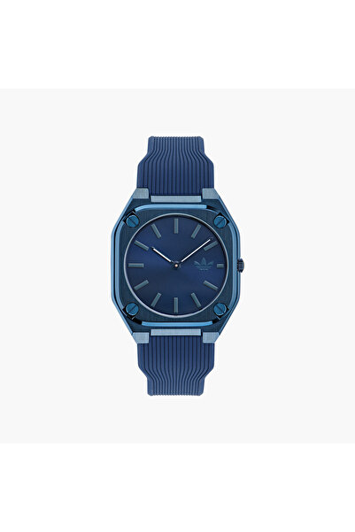 adidas ساعة سيليكون زرقاء تناظرية | AOFH24001 | 39 مم