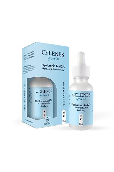 celenes by sweden Rena Hyaluronic Acid 2 % Serum with Ferment Active Gojiberr...
