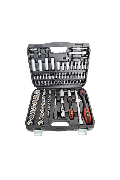 BOXER Trusa chei tubulare cu clicheti, 94 piese,