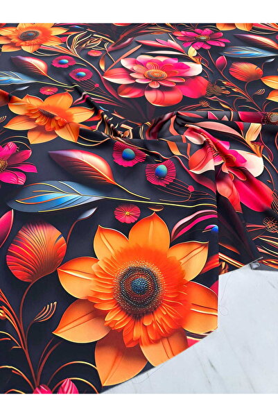 ipekkumaş Digital Print Crepe Fabric Dress Skirt Shirt Shalwar Our Product Is...