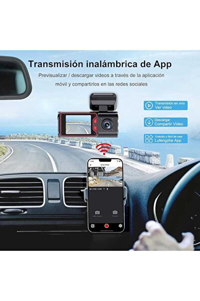 Generic Full HD car camera with a 170° wide-angle lens and WiFi connectivity