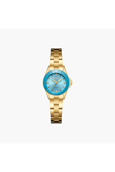 Omax ساعة كوارتز نسائية باللون الذهبي