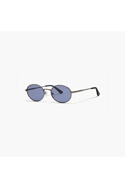 BlackOut BASE 53 MM Blue Oval Sunglasses