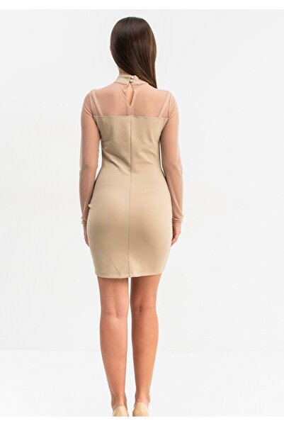 SUZIE Elegant beige dress