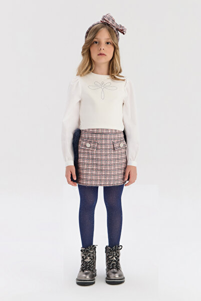 Tyess Girl Patterned Skirt