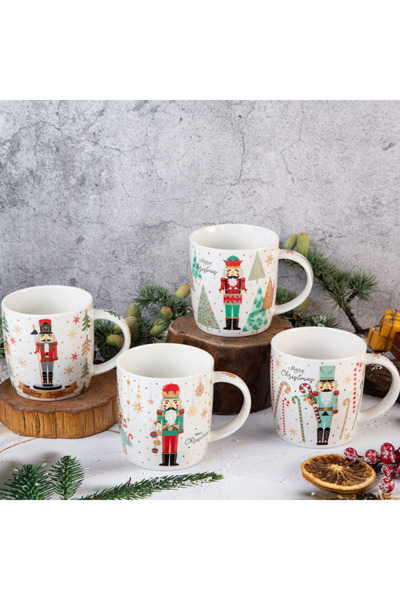 Tohana Pine Tree Paper Packaged Porcelain Mug 360 ml