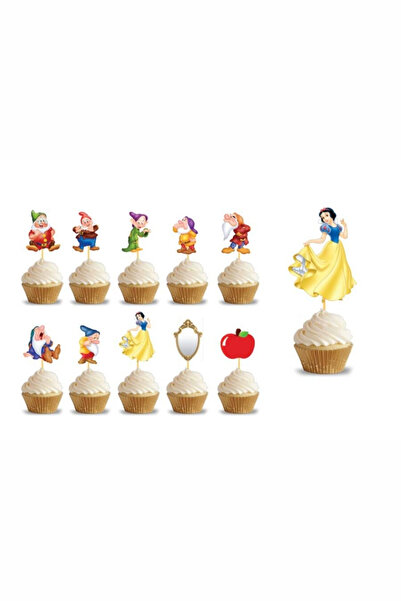 Le Mabelle Multi-Colored Princess and Gnomes Themed Cake Decoration
