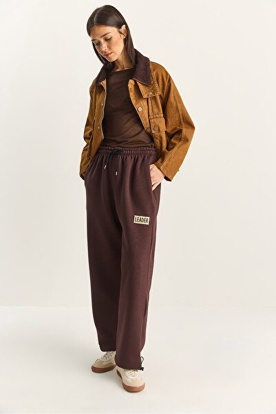 Bianco Lucci Γυναικείο Basic Jogger Relaxed Fleece Φούτερ 60283860