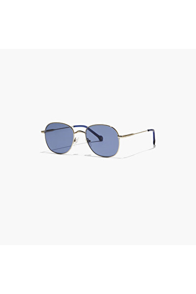 30Sundays Men Blue Lens 53 mm Aviator Sunglasses | 30S-000248-1202