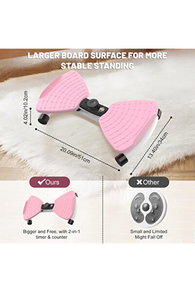 Sumkyle جهاز لف الخصر، معدات رياضية منزلية، لوحة تمارين البطن للتمرين بدون ضوضاء، تمارين الخصر