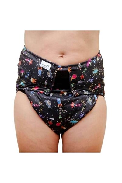 Pupus Reusable Adult Diaper with Insert, Waist 68-128 cm, 500 ml Absorption, Set with 1 Bamboo Inser