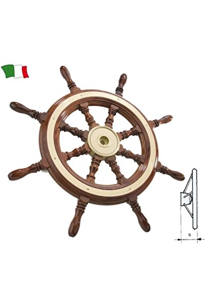 GFN Volan din Lemn de Mahon Marin, Diametru 700 mm