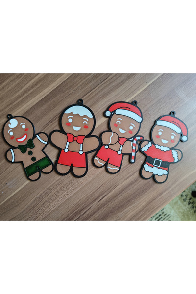 Della زينة شجرة عيد الميلاد 4 قطع