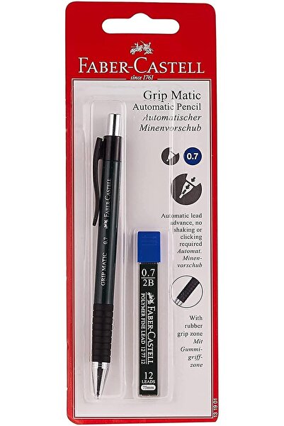 Faber Castell قلم رصاص ميكانيكي فابر كاستل جريب ماتيك غير لامع، 0.7 مم، تصامي...