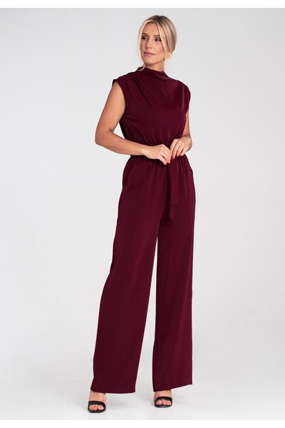 Figl Elegant jumpsuit for women - Party jumpsuit - Cherry M1196 size S/M