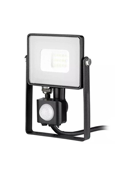 KlaussTech Spot LED negru cu senzor de mișcare, 10W, IP65