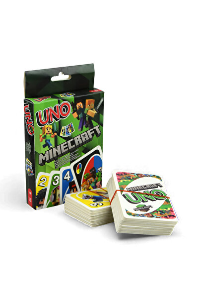 Kids Like Minecraft Extra Kalın Uno Kart Oyunu