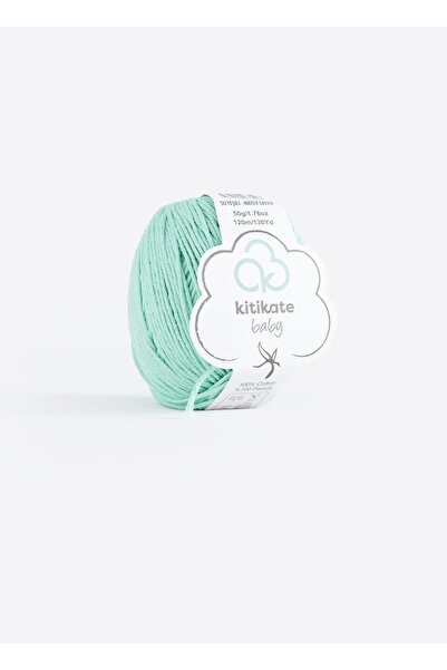 kitikate Cotton Hand Knitting Yarn Aqua 50 Gr