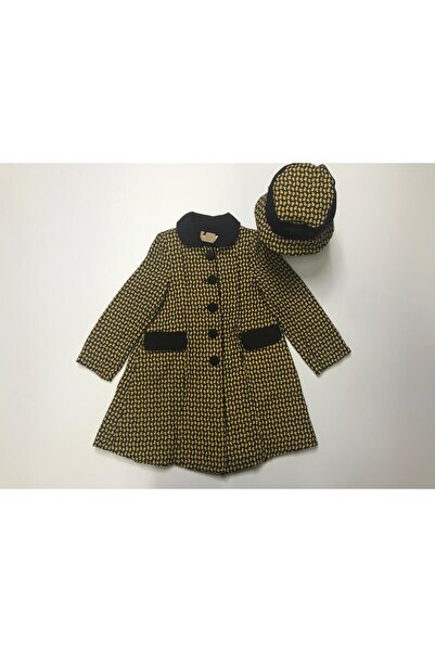 Baby Slon Kids Clup Kışlık yakalı içi astarlı şapkalı düğmeli cepli kare dese...