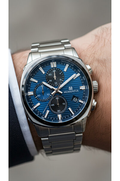 Momentus Gümüş Çelik Kordon Erkek Kol Saati CC307S-11SS