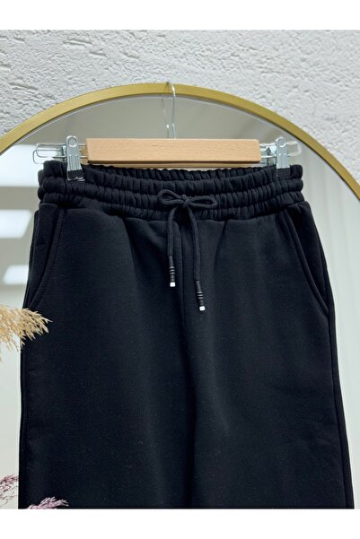 MİHRA STORE Φόρμα με τρία κορδόνια με ελαστικό πόδι Deleva-CI2903 Μαύρο