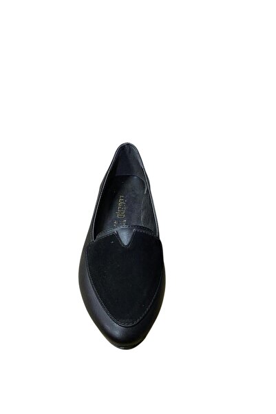 Legend Women's Thin Sole Suede Detailed Ballerinas