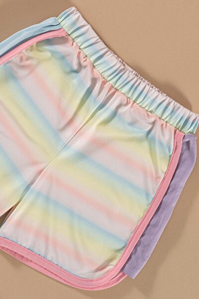 FOR YOU MODA Bedrucktes pinkes Zweiteiler-Set mit Fledermausärmeln