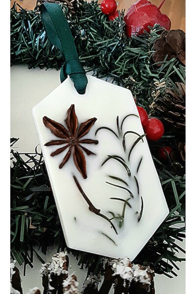 ArtINA esmaraldchic Anise and Rosemary closet air freshener, essential clove and rosemary scent, handmade, soy wax